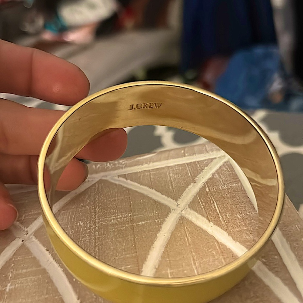 J Crew bracelet yellow/gold PRELOVED💛🥇